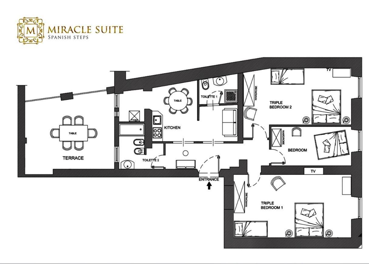 Spanish Steps Miracle Suite Rome Exterior photo